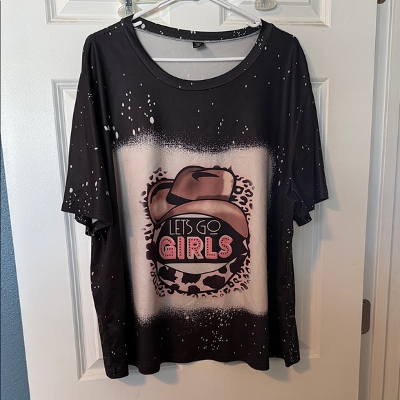 SHEIN Tops - Lets Go Girls Black Graphic Tee for women
